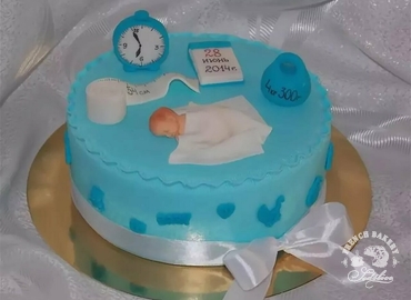 Торт на рождение ребенка