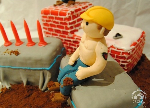 торт для строителя на заказ в москве