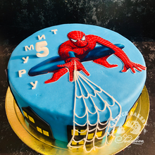торт человек-паук спайдермен